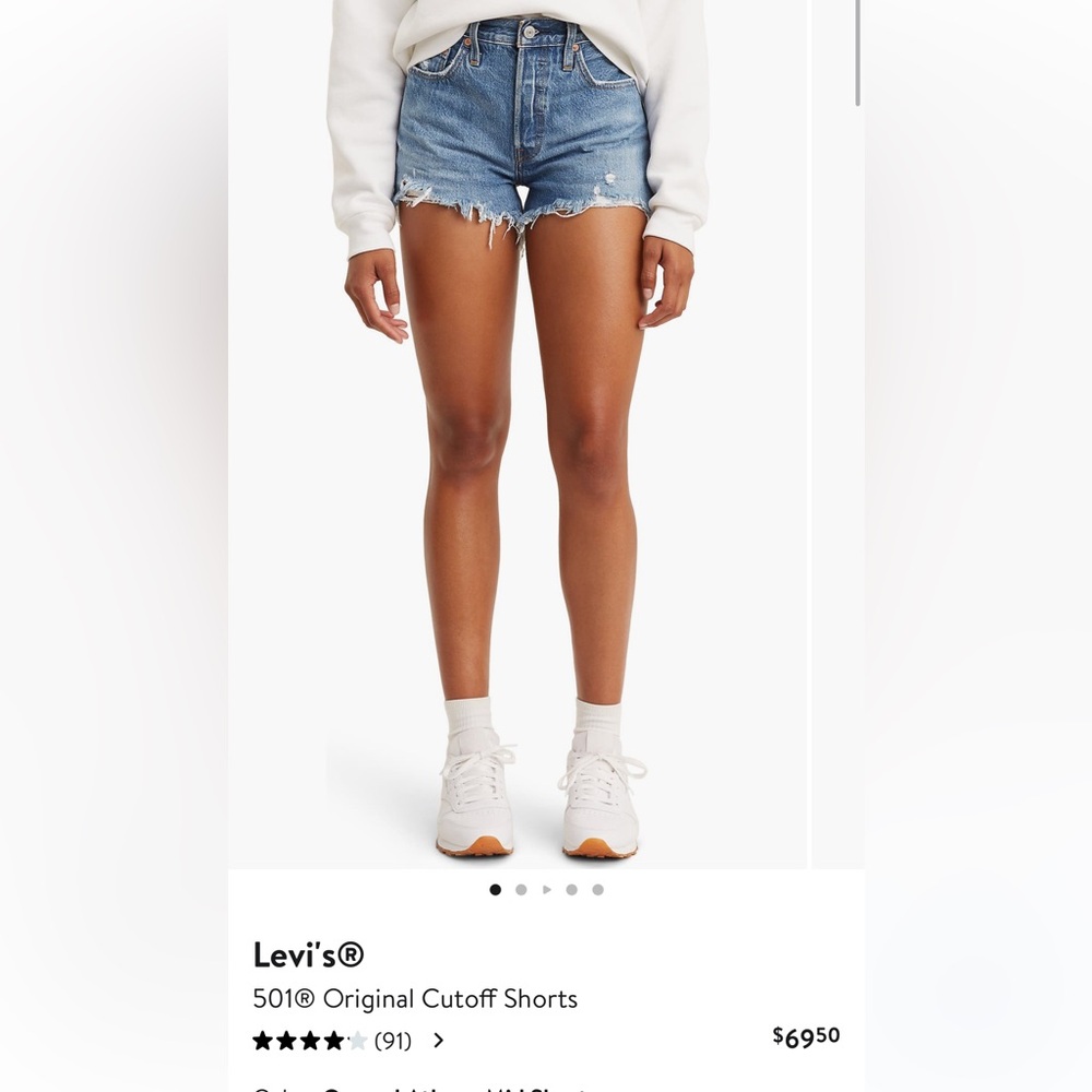 Levi’s 501 High-Rise Denim Shorts
